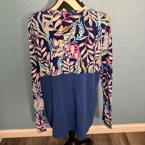 Floral Long Sleeve Women's Top